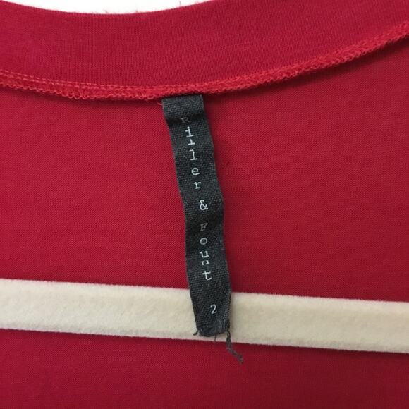Riller & Fount Red Long Sleeve Top - Picture 3 of 12